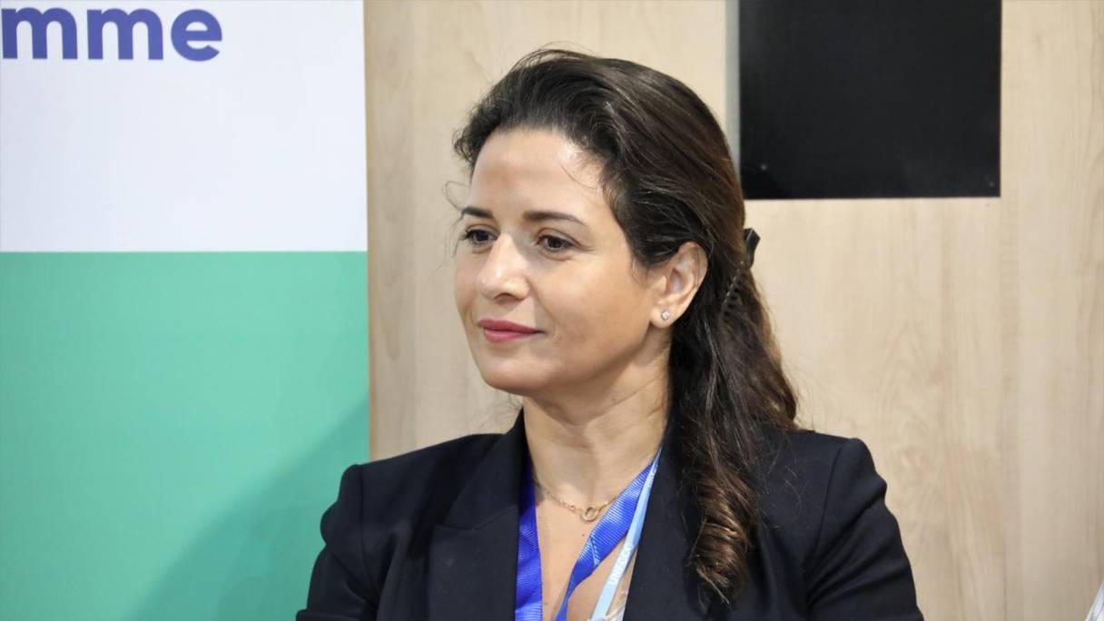 Leila Benali, ministre de la Transition énergétique.
