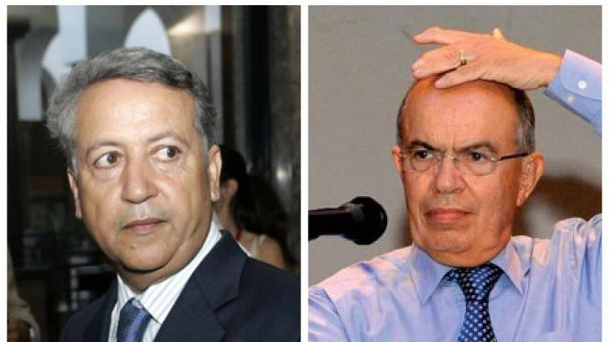 Fathallah Oualalou et Mohamed Sajid, respectivement maires de Rabat et de Casablanca. Décidément, les «sabots» constituent un vrai casse-tête.
