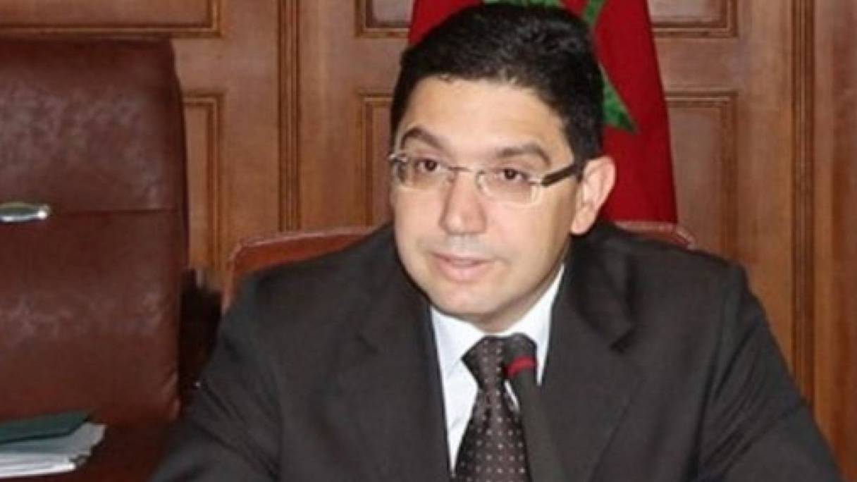 Nasser Bourita, ministre des Affaires étrangères, de la Coopération africaine et des Marocains résidant à l’étranger. 
