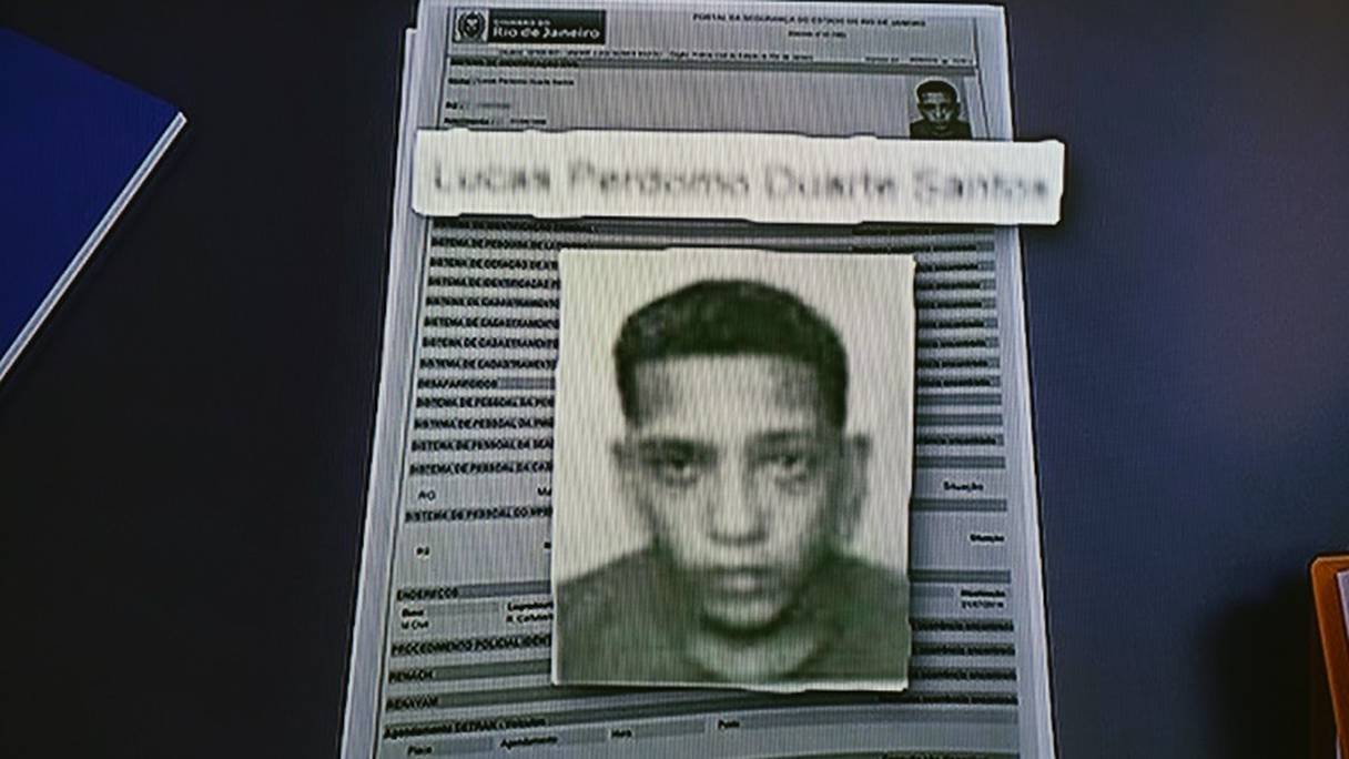 Capture d'écran de la photo d'un des hommes soupçonnés d'un viol collectif sur une jeune fille brésilienne âgée de 16 ans.
