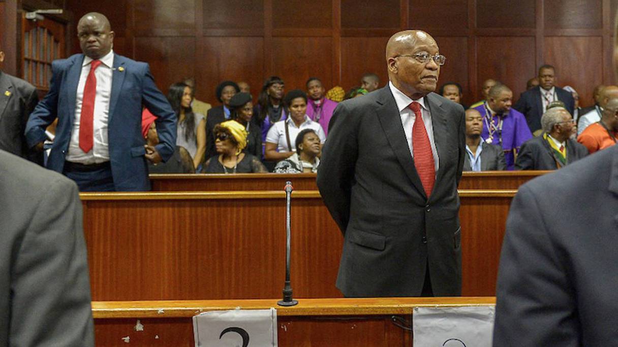 L'ancien président sud-africain Jacob Zuma face à la justice.
