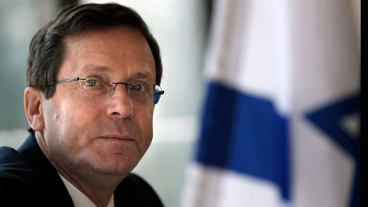 Le président israélien Isaac Herzog. 
