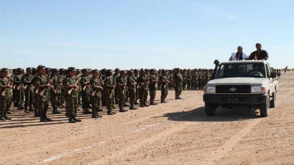 Précédente "manoeuvre militaire" du Polisario. 

