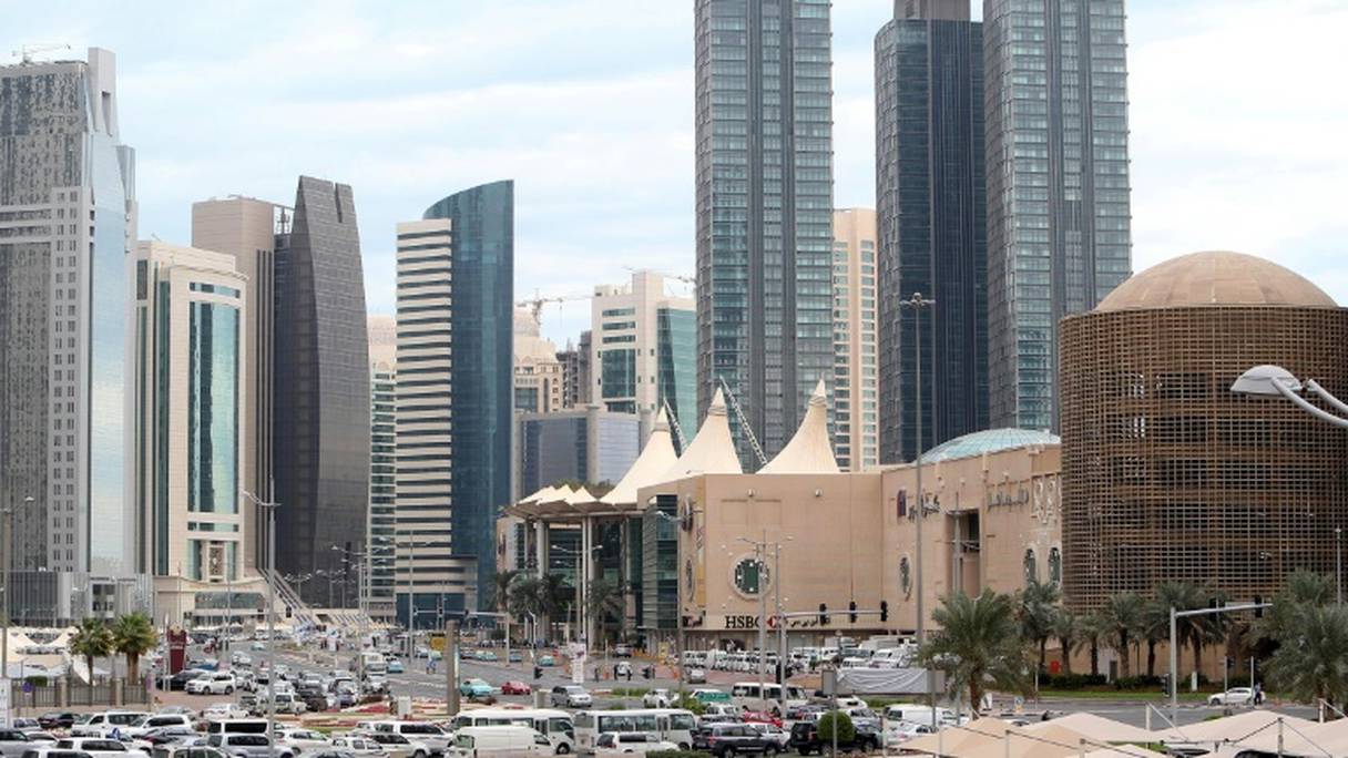 Une vue générale de Doha.
