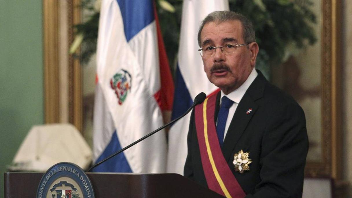 Danilo Médina, président de la république dominicaine.
