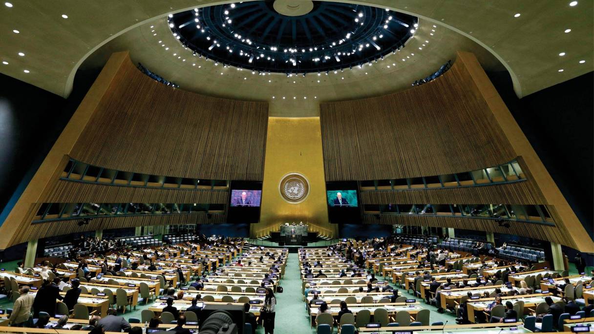 L'assemblée générale de l'ONU.
