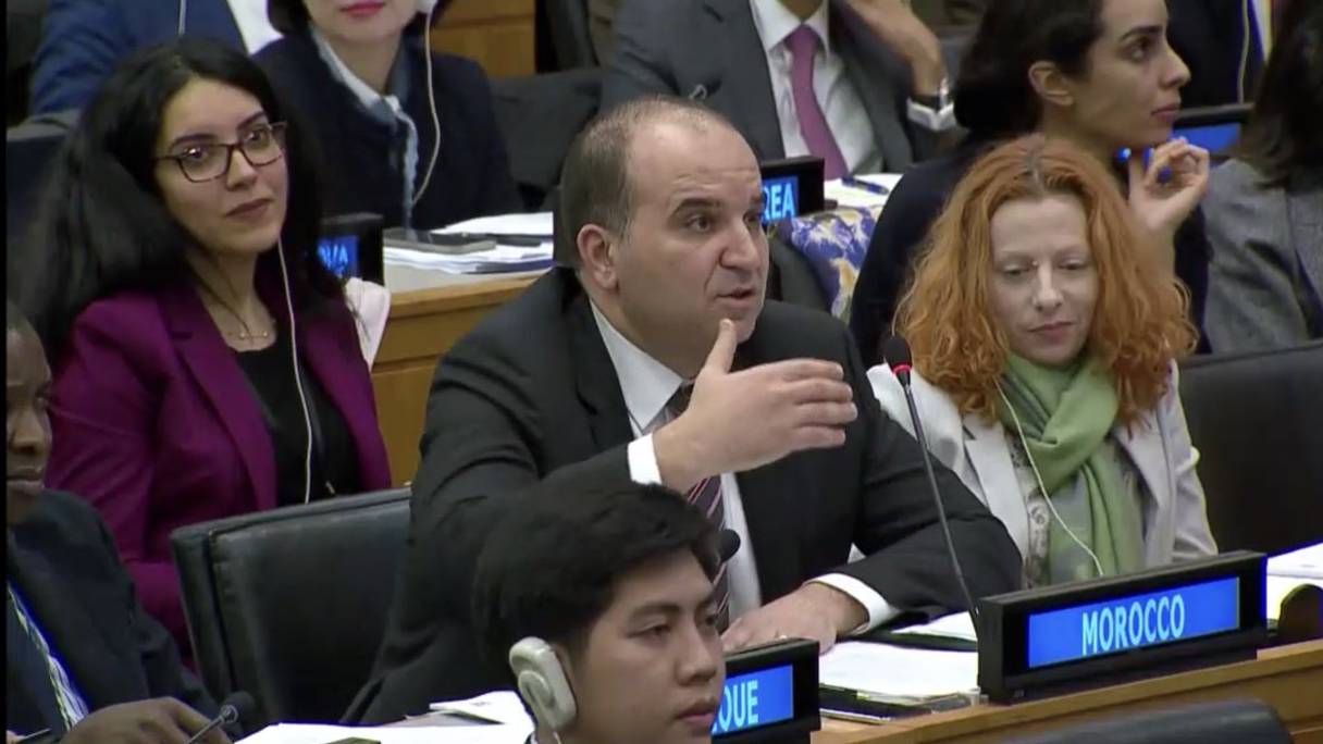 Omar Kadiri, représentant permanent adjoint du Maroc à l’ONU.
