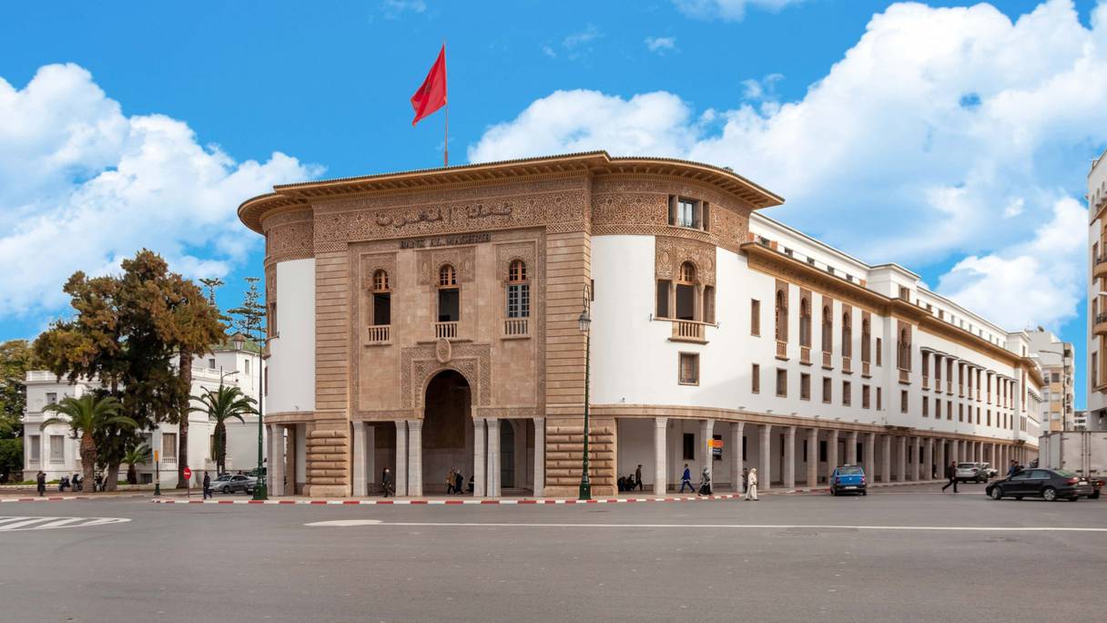 Le siège de Bank al-Maghrib à Rabat.
