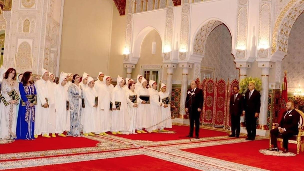 Les nouveaux ambassadeurs nommés en février dernier par le souverain à Laâyoune.
