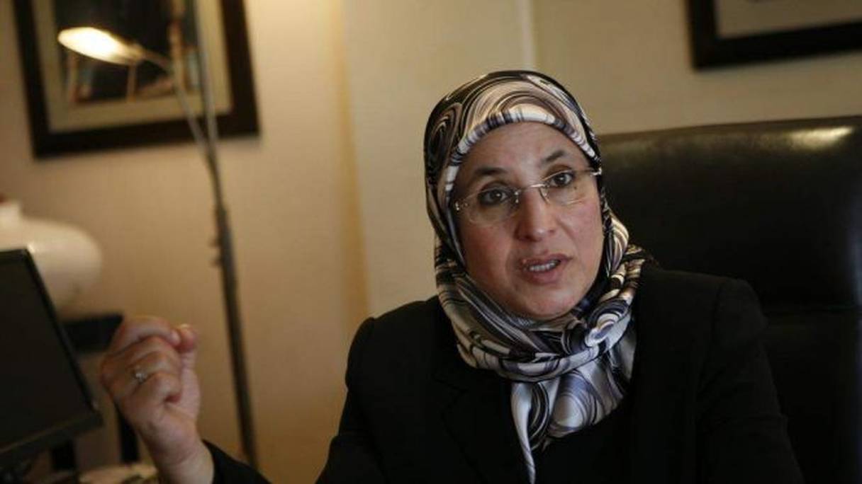 Bassima Hakkaoui, ministre de la Solidarité, de la femme et du développement social. 
