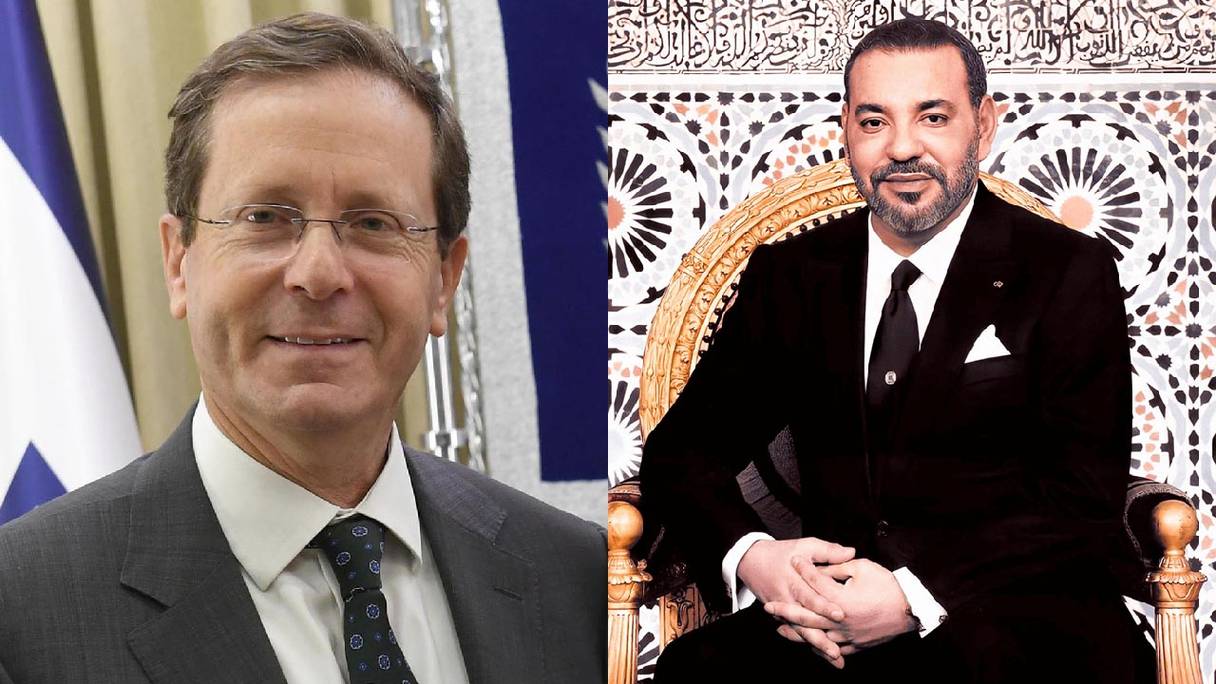 Le président Isaac Herzog a envoyé une lettre au roi Mohammed VI, afin de le féliciter pour le deuxième anniversaire de la réactivation des mécanismes de coopération entre le Maroc et Israël.
