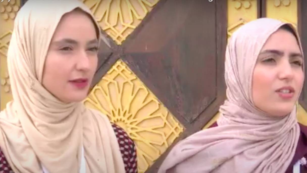 Sumaya Achedad et Marwa El Ouahabi (capture d'écran).
