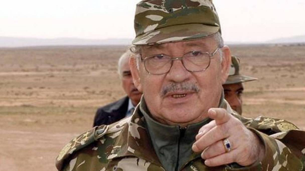 Le vice-ministre algérien de la Défense, le général Gaïd Salah.
