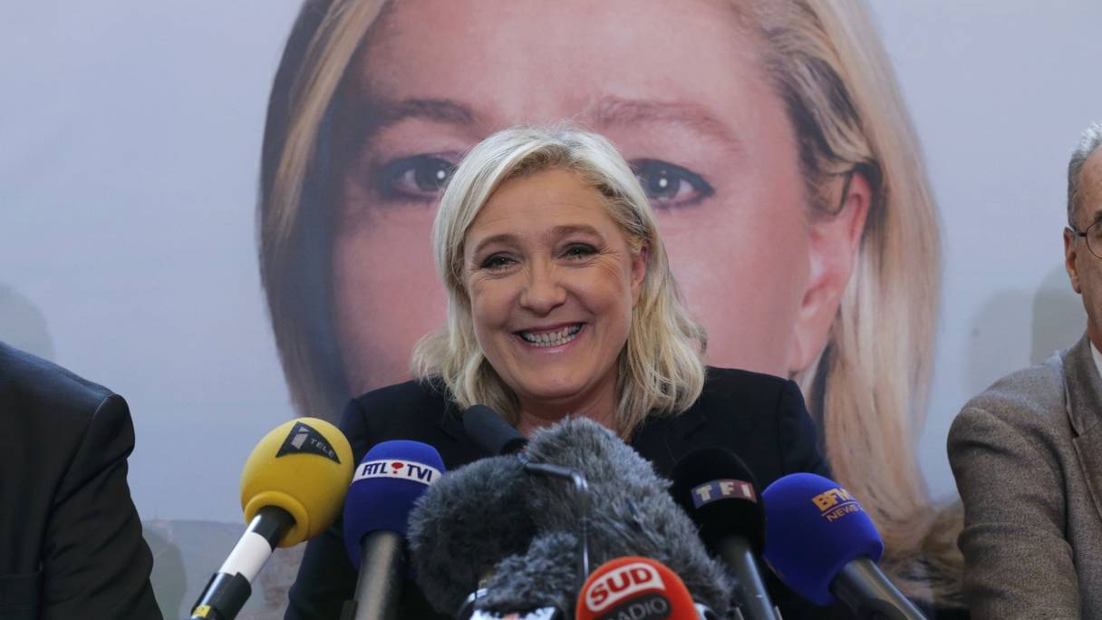 Marine Le Pen, candidate de l'extrême droite, croit en sa victoire.
