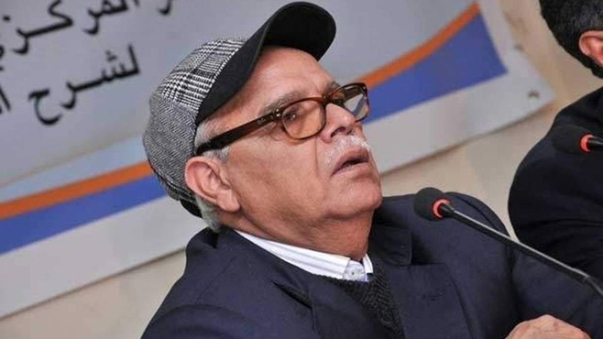 Abdelkader Zair, secrétaire général de la Confédération démocratique du travail (CDT).
