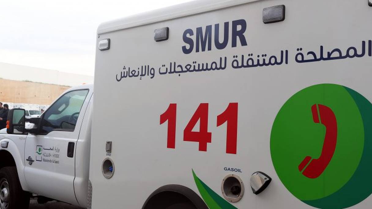 L'ambulance d'Allo SAMU 141
