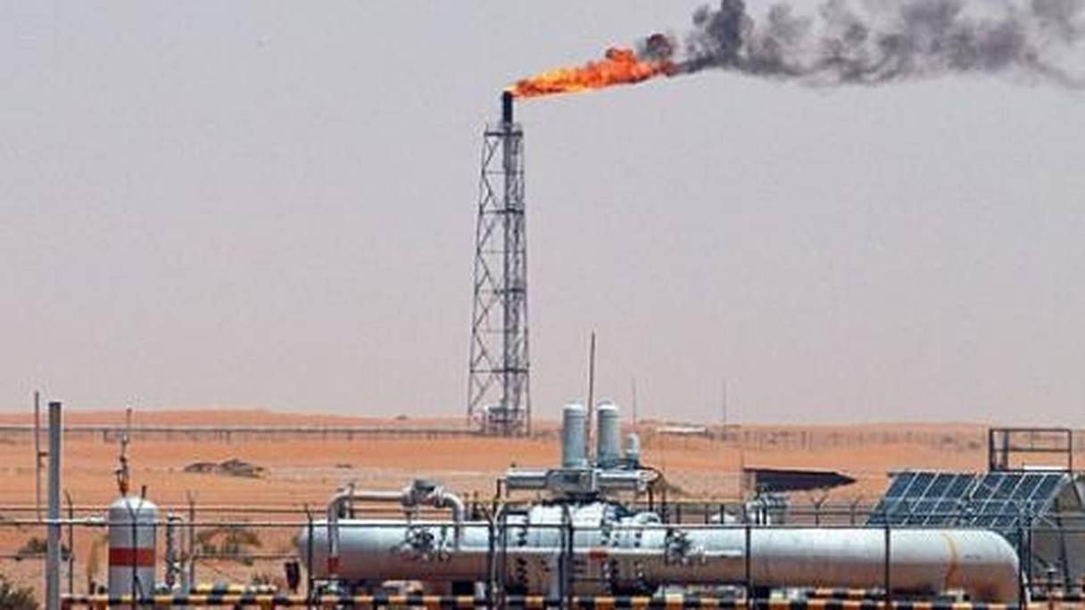 Le champ pétrolier d'al-Charara, en Libye. 
