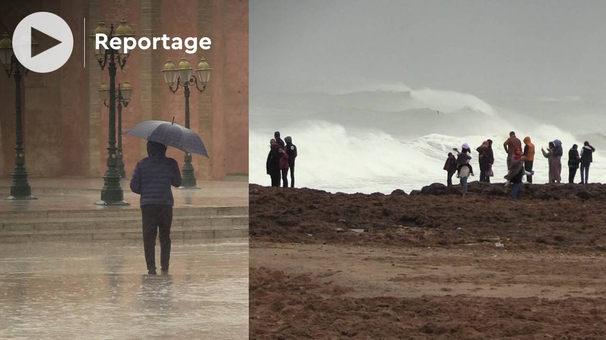 Rabat et Salé ont reçu des pluies abondantes ce samedi 25 décembre 2021.
