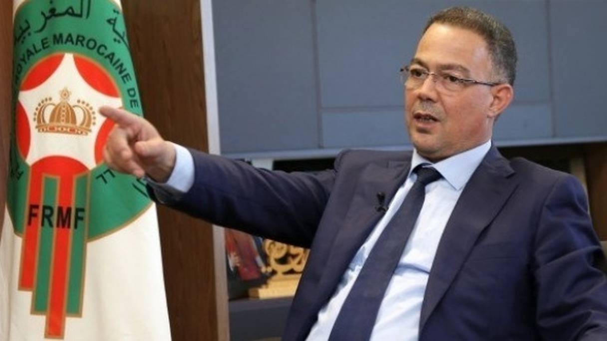 Fouzi Lekjaa, président de la Fédération royale marocaine de football
