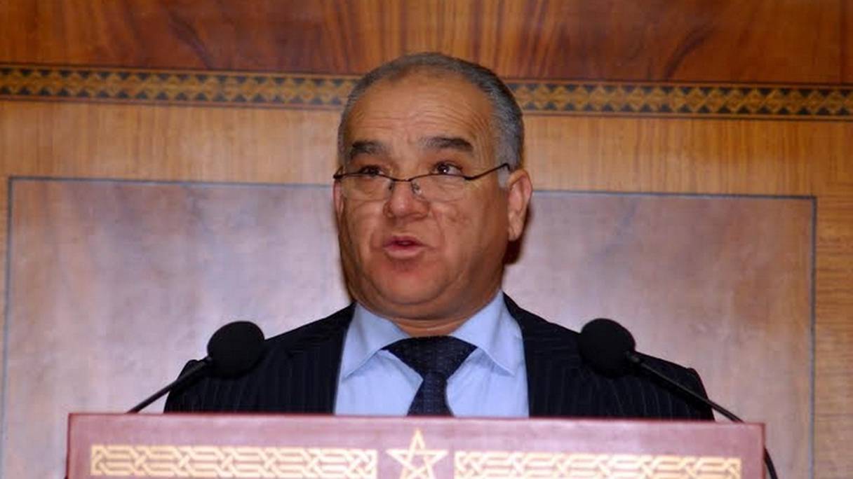 Noureddine Mediane, député du parti de l'Istiqlal dans la région d'Al Hoceima.
