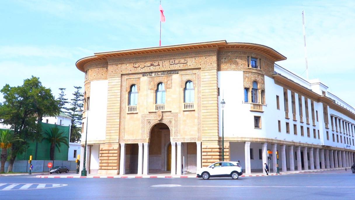 Le siège de Bank al-Maghrib à Rabat.
