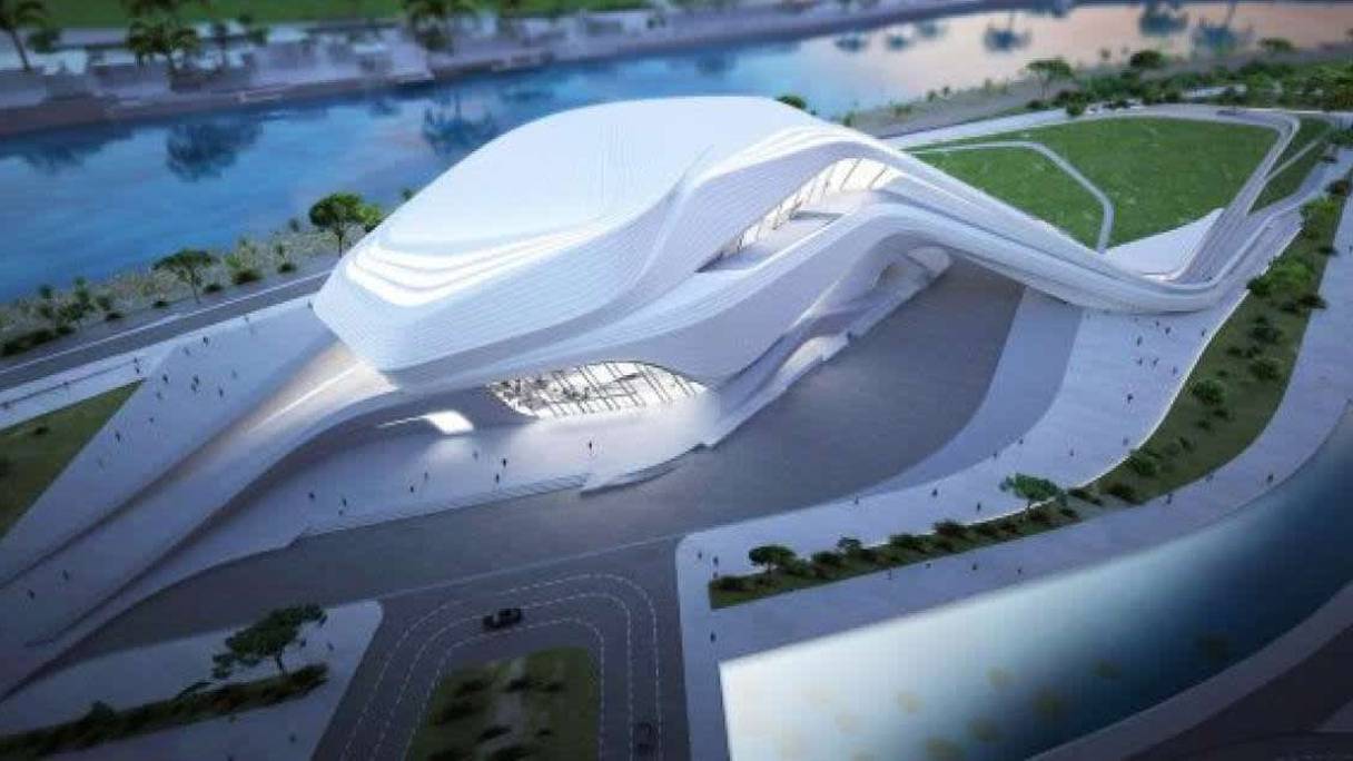 Le grand théâtre de Rabat signé Zaha Hadid fait partie du grand projet "Rabat, ville lumière et capitale marocaine de la culture".
