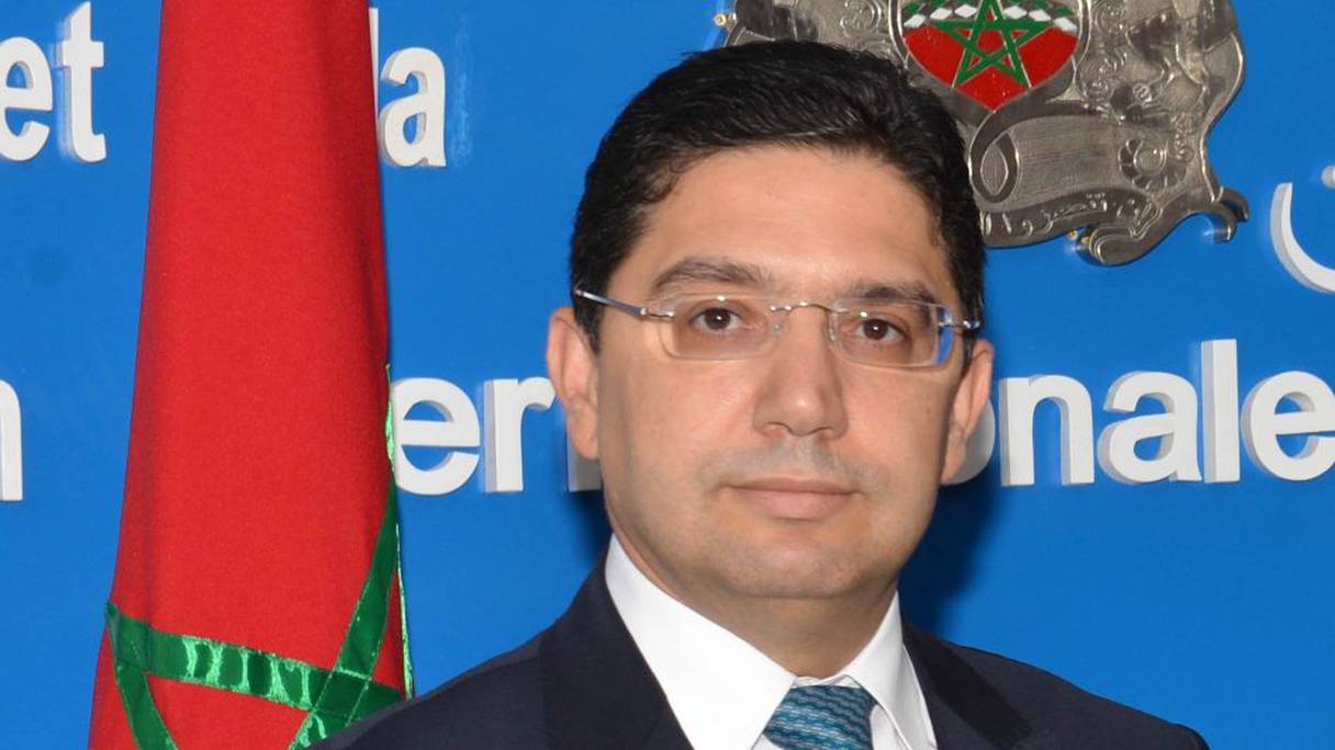 Nasser Bourita, ministre des Affaires étrangères et de la coopération internationale. 
