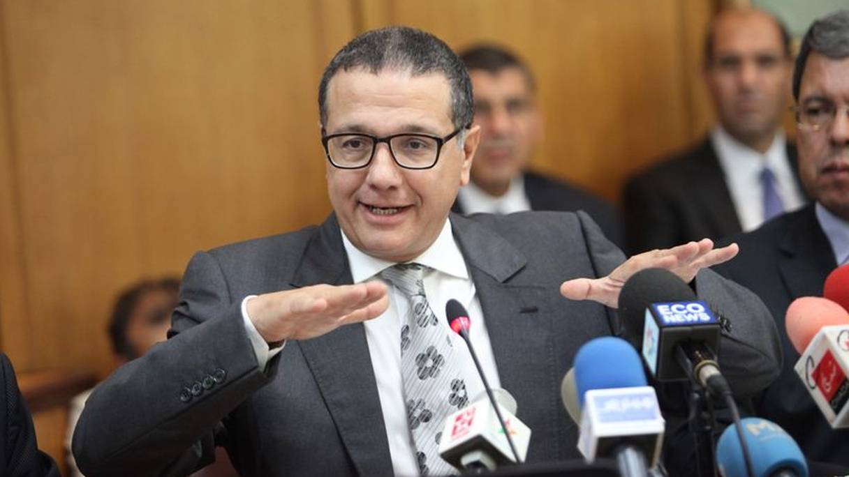 Mohamed Boussaid ministre de l'Economie et des finances.
