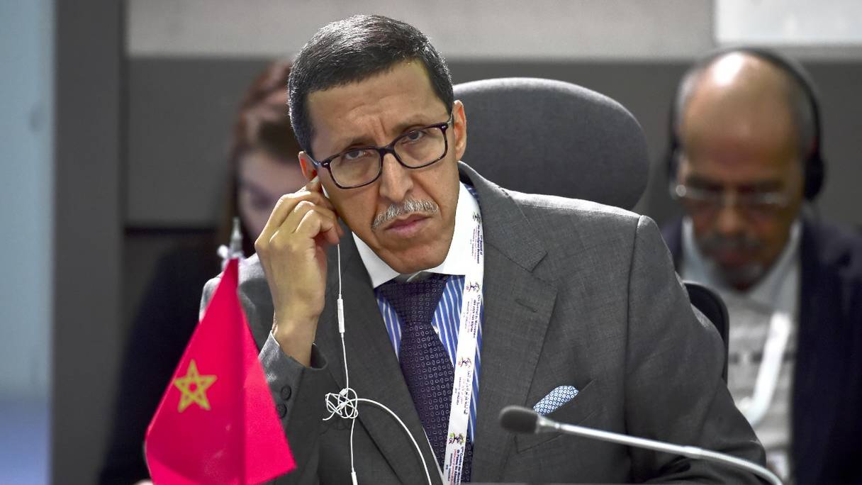 Omar Hilale, ambassadeur, représentant permanent du Maroc auprès des Nations Unies. 
