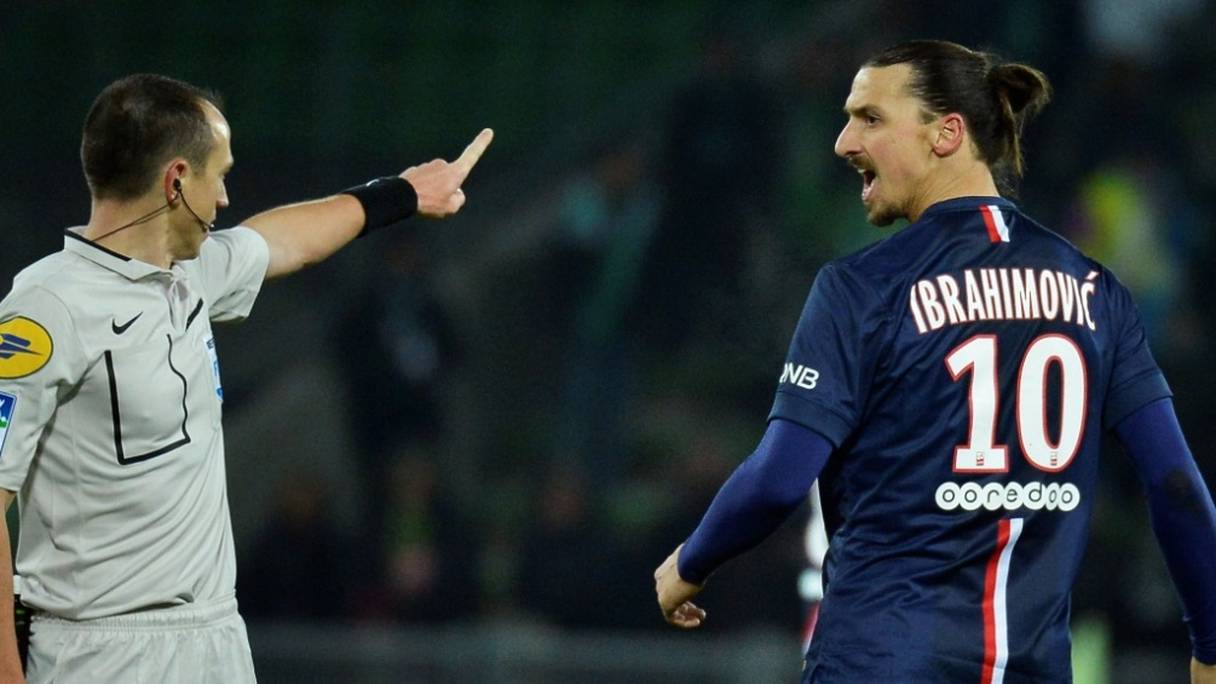 Zlatan Ibrahimovic, du temps où il jouait en Ligue 1 française.
