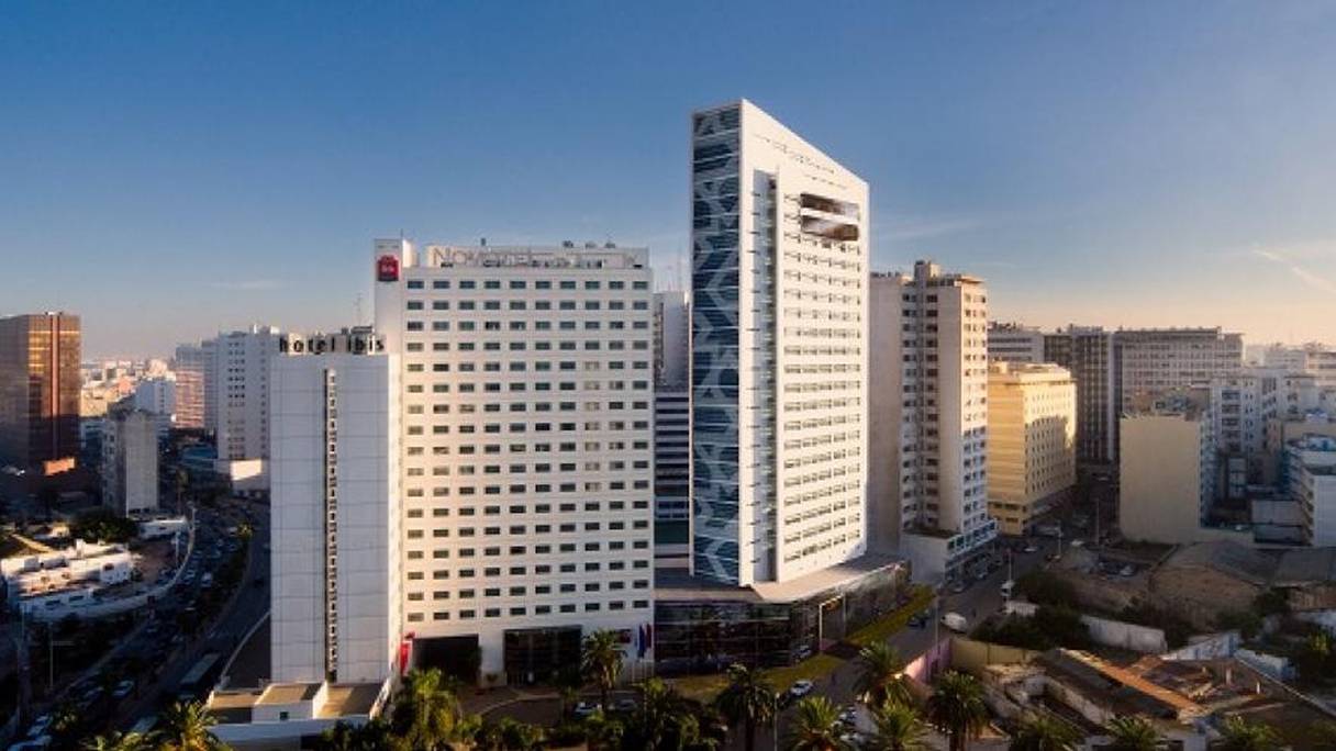Le complexe hôtelier d'Accor, Casablanca City Center, situé au centre ville de Casablanca.
