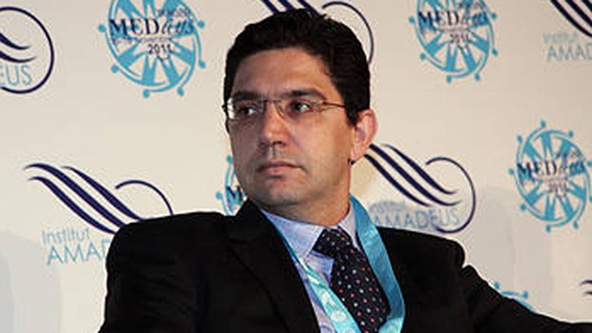 Nasser Bourita, ministre des Affaires étrangères et de la coopération internationale.
