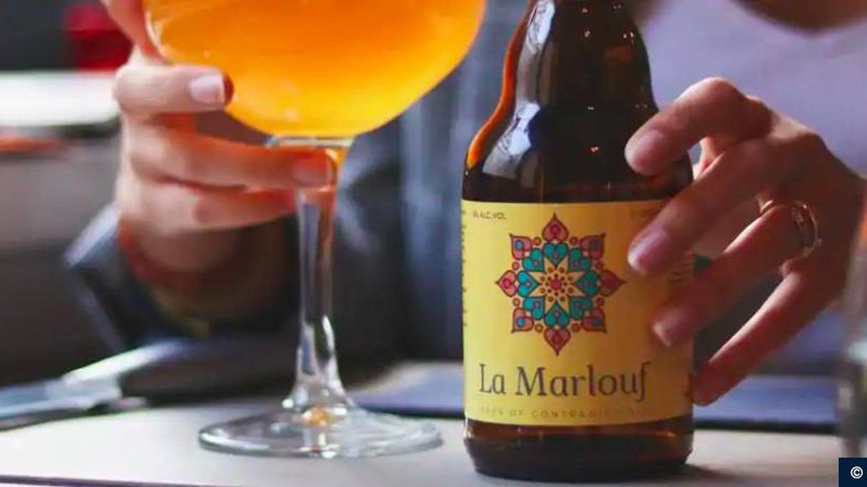 La Marlouf, la première bière triple marocaine à la fleur d'oranger.
