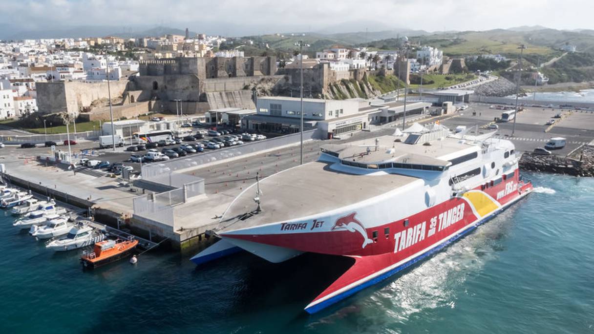 Le nouveau port de Tanger Ville.
