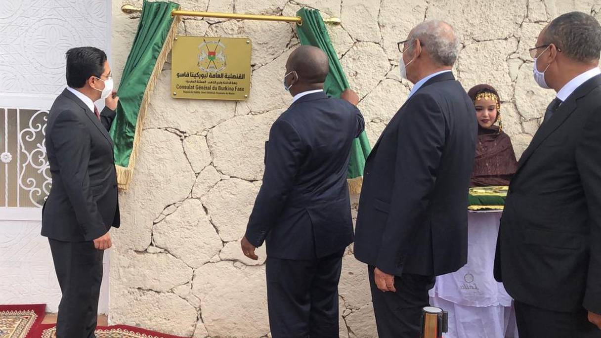 Inauguration, ce vendredi 23 octobre, du consulat général du Burkina Faso à Dakhla.
