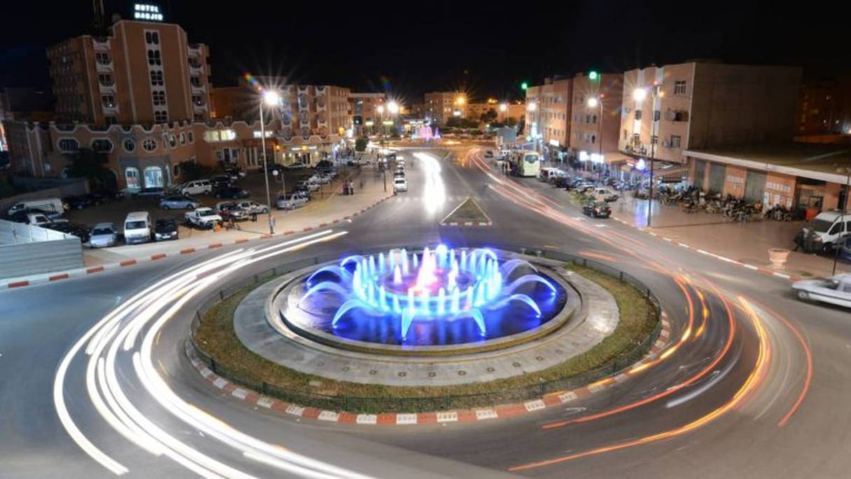 La ville de Laâyoune, chef-lieu du Sahara marocain.
