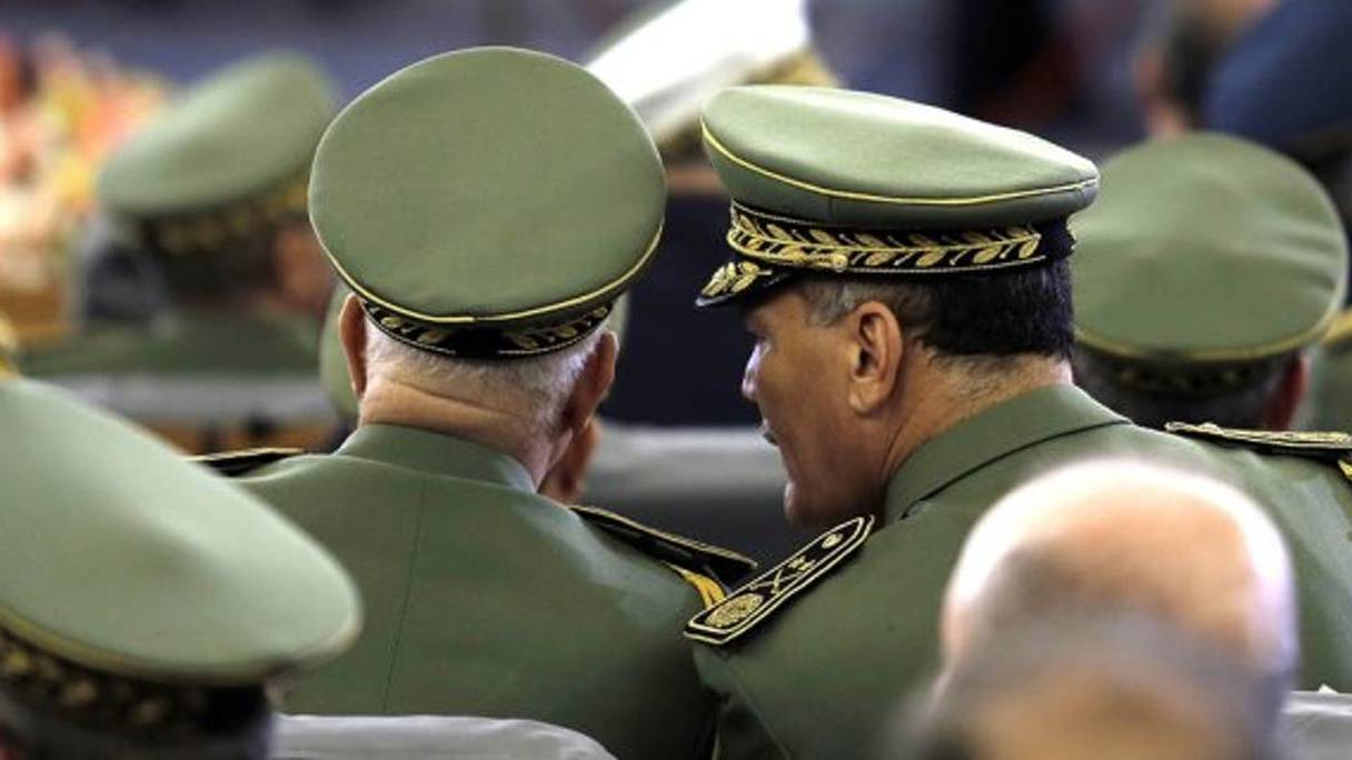 Lors d'un événement réunissant de hauts responsables militaires algériens. Photo d'illustration.
