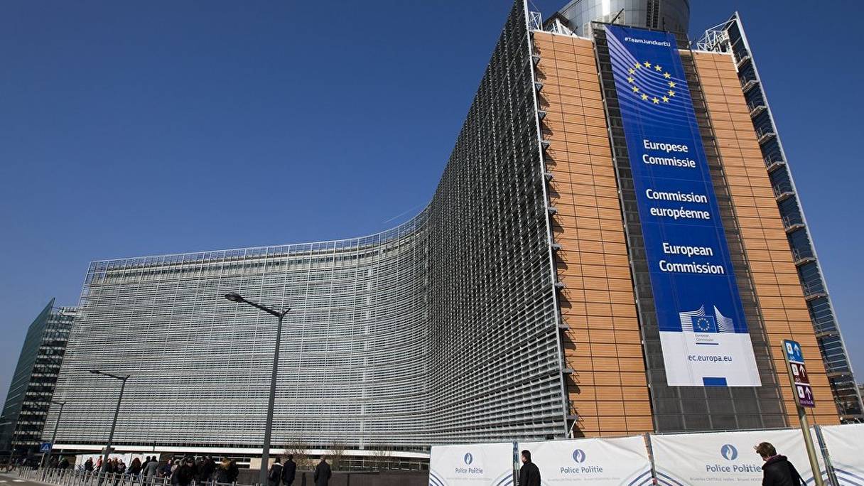Le siège de la Commission européenne de Bruxelles. 
