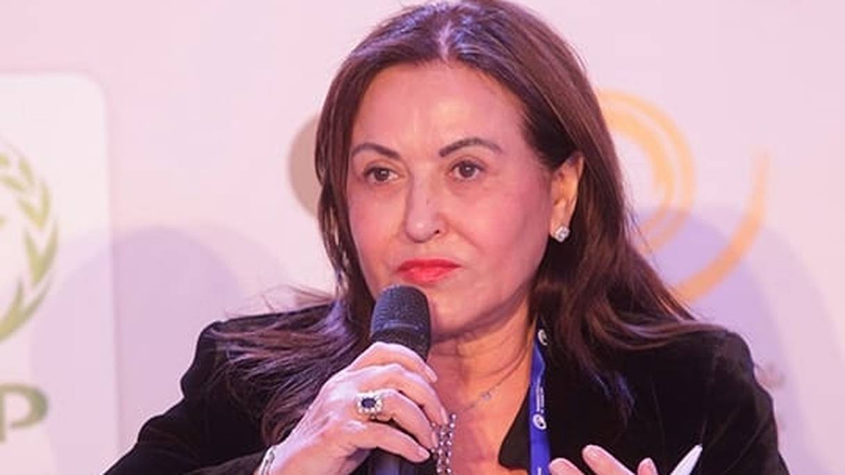 Houria Tazi, présidente de la Coalition marocaine pour l’eau.

