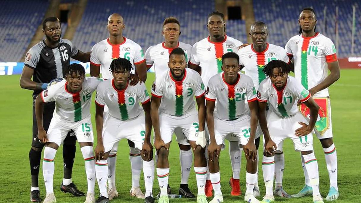 Le onze de départ du Burkina Faso contre l'Algérie, mardi 7 octobre 2021.
