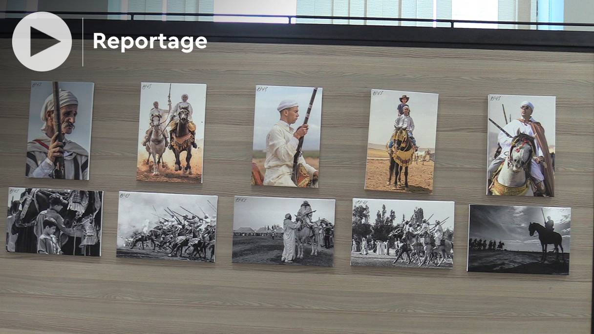 L'exposition photographique collective signée Bouayad Imounachen et Brahim Faraji, «Les cavaliers de l’Oriental, un patrimoine national», rend hommage à la tbourida.

