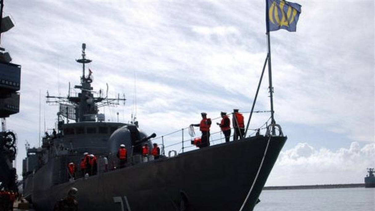 Un navire de guerre iranien.
