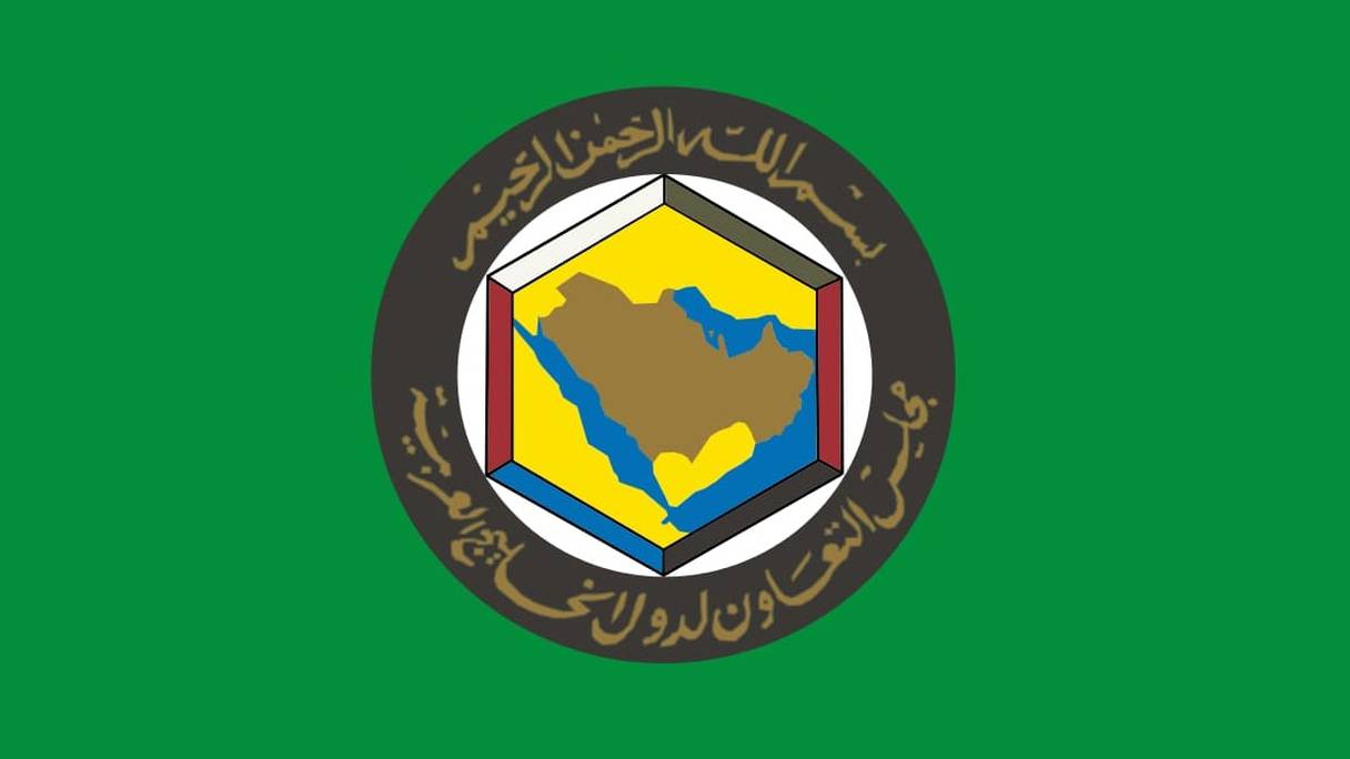 Drapeau du Conseil de coopération des Etats du Golfe (CCG). 
