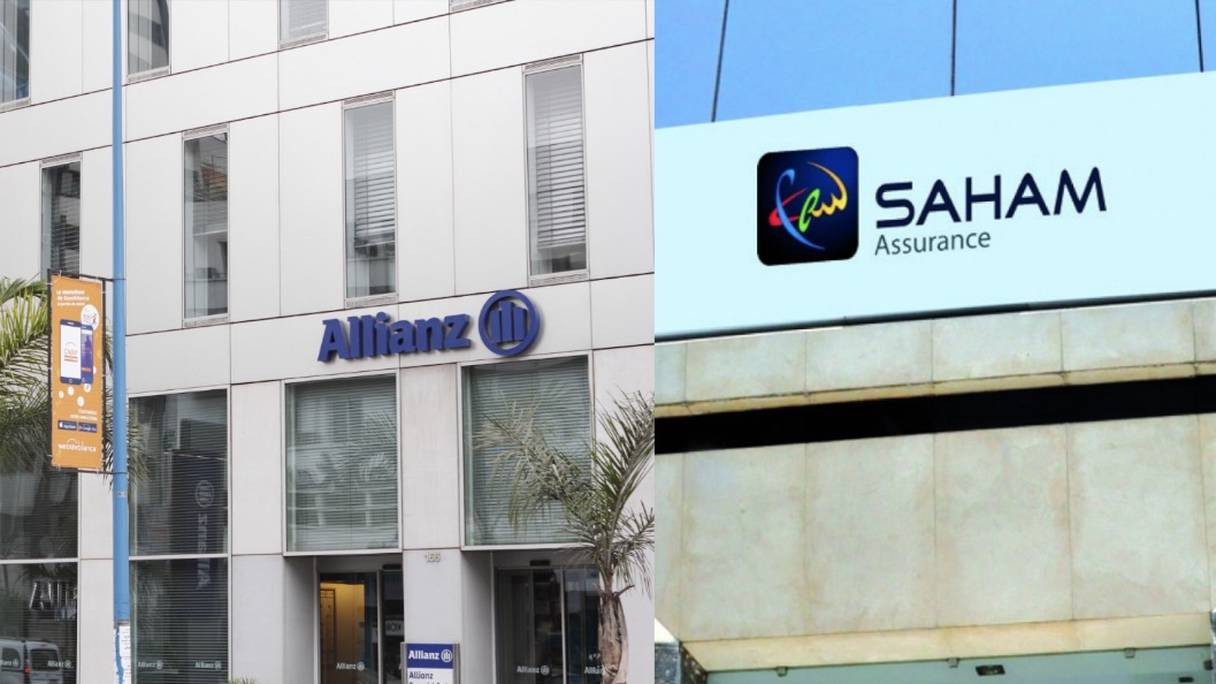 Une agence Allianz et une autre, Saham assurance.

