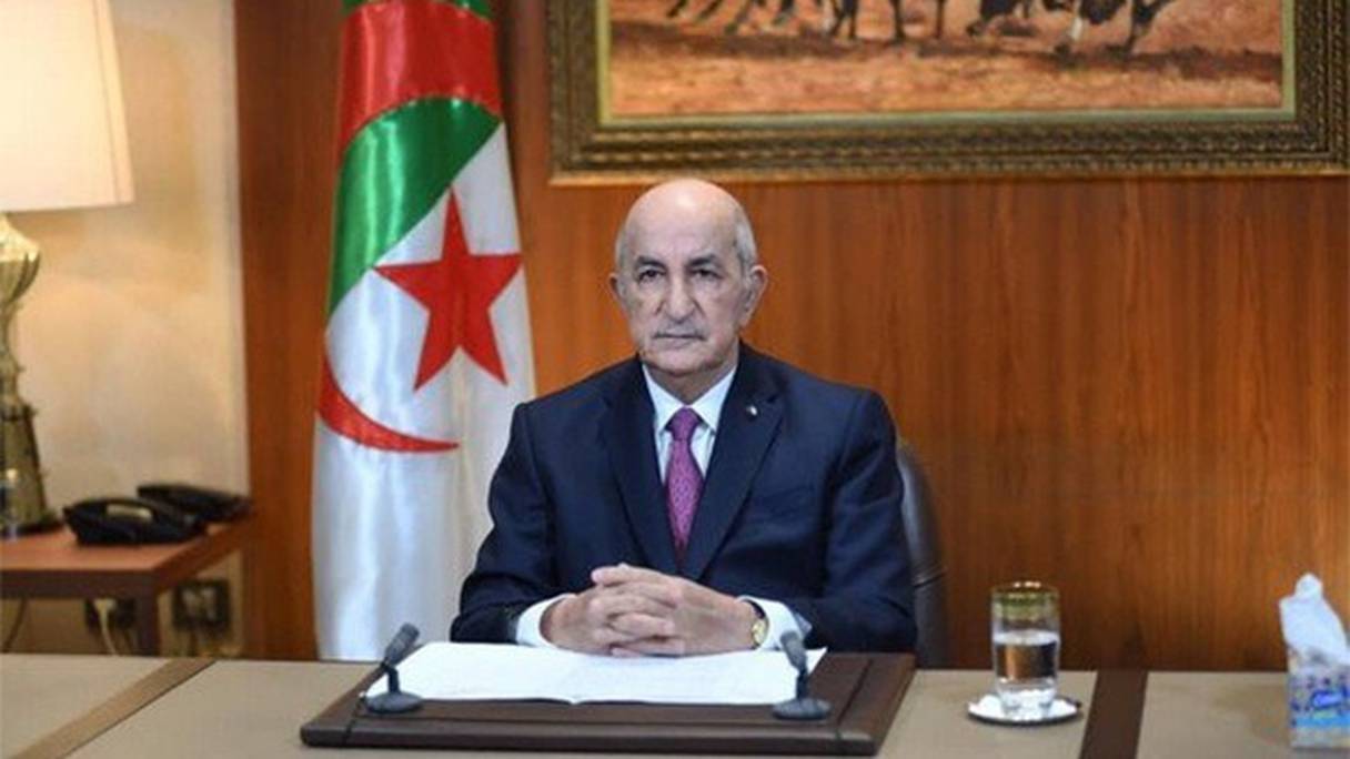 Le président algérien, Abdelmadjid Tebboune.
