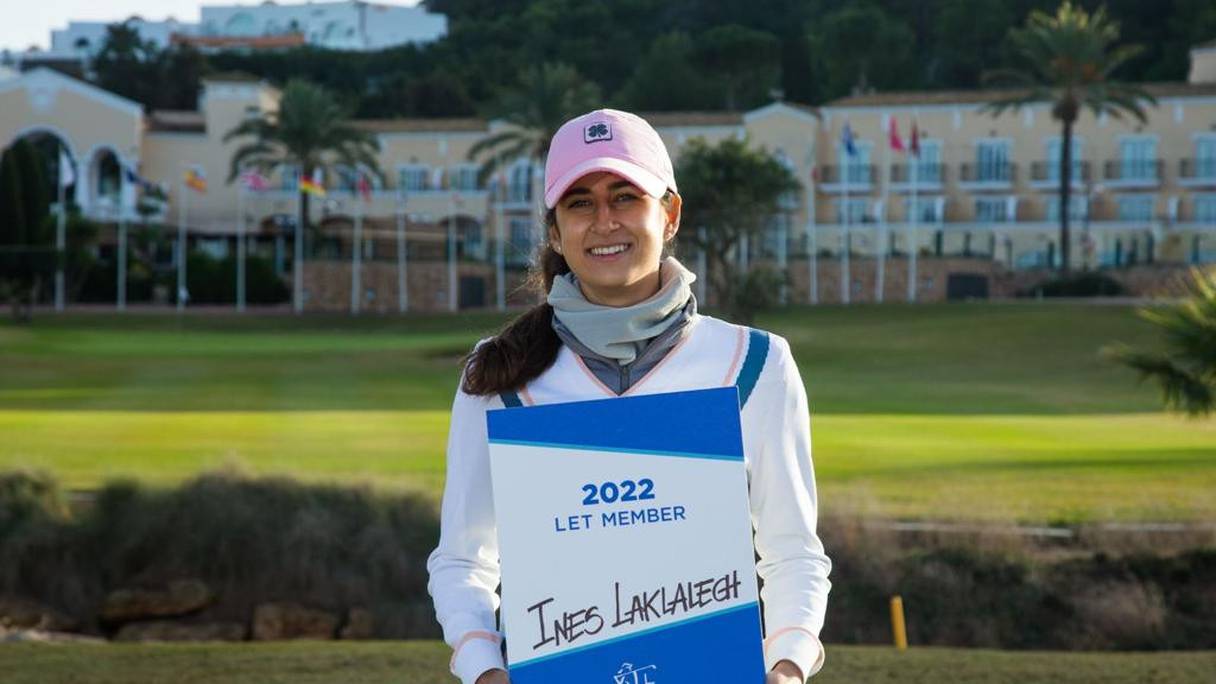 La golfeuse marocaine Inès Laklalech.
