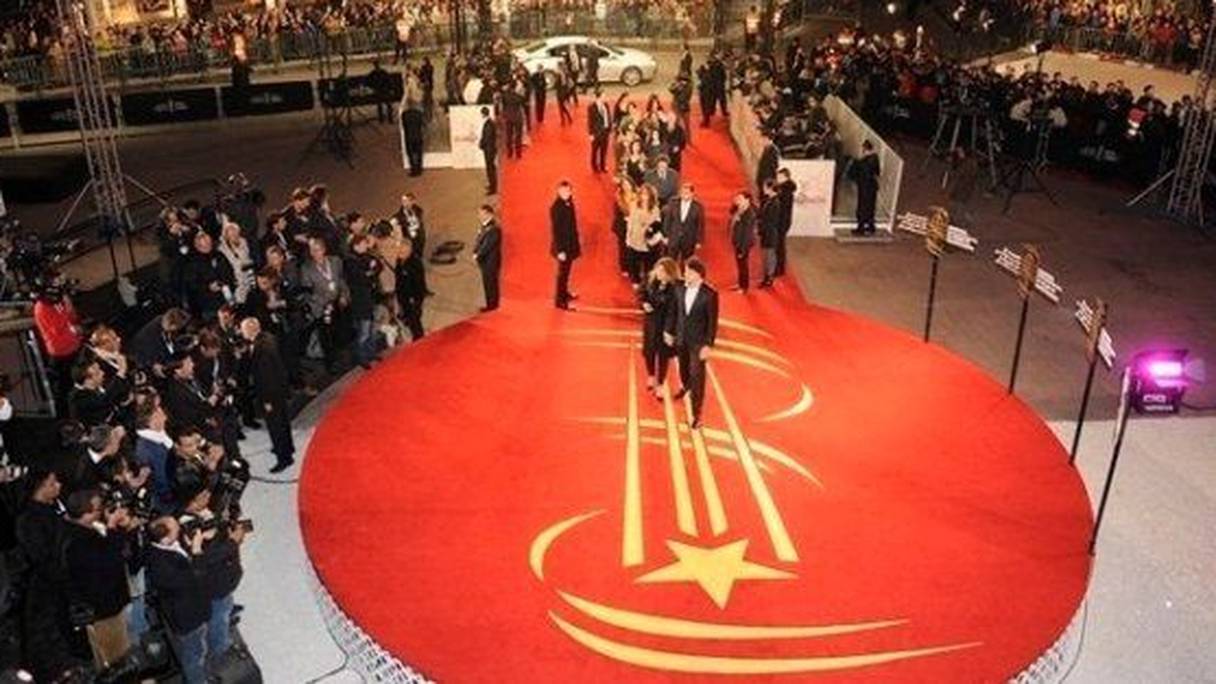 Le tapis rouge du Festival international du film de Marrakech.
