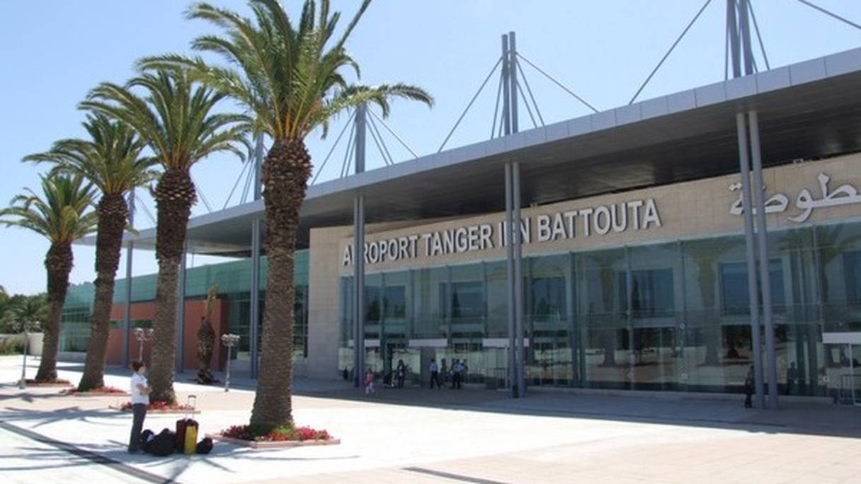 Le terminal de l'aéroport Ibn Battouta à Tanger.
