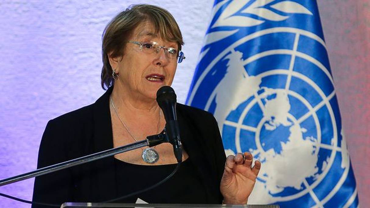 Michelle Bachelet, la Haute Commissaire de l'ONU aux droits de l'homme.

