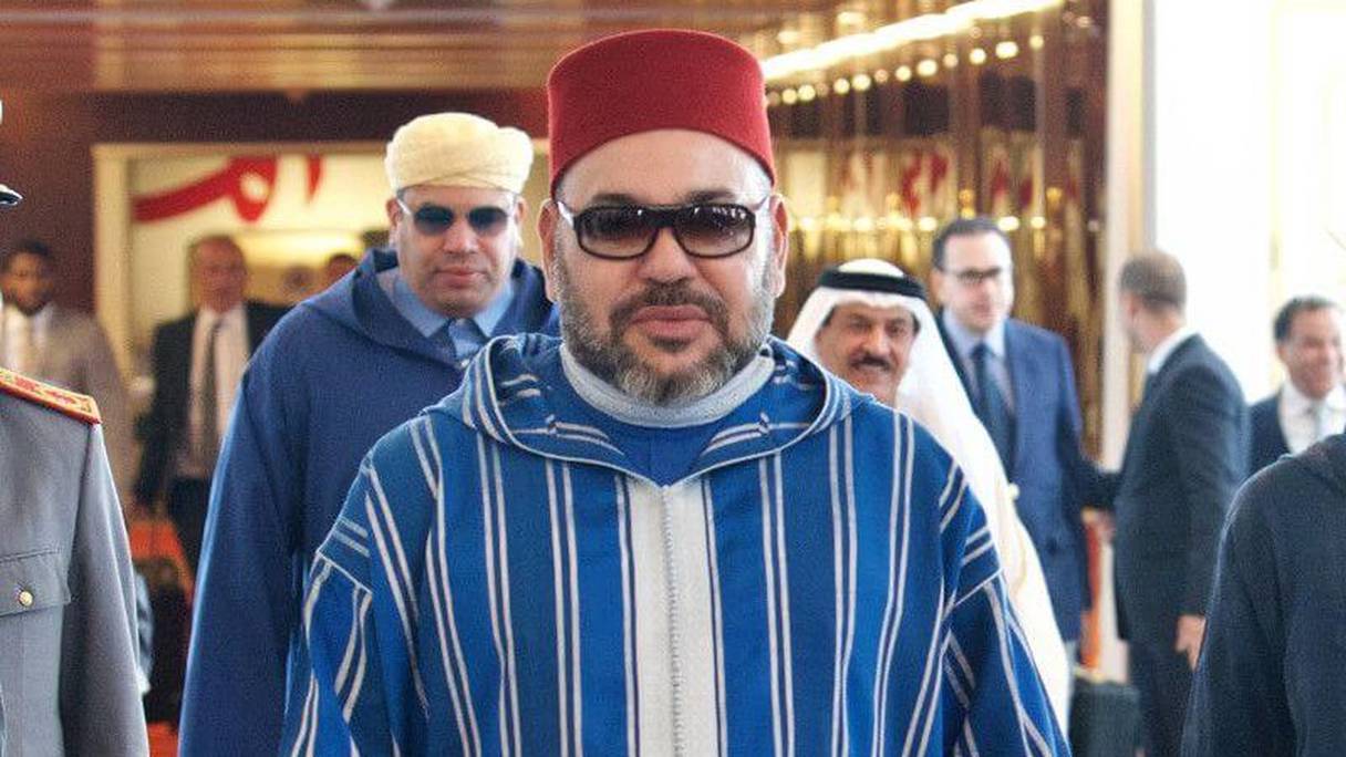 Le roi Mohammed VI. 
